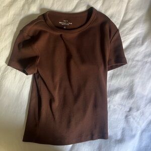 Abercrombie Ribbed Baby Tee